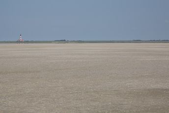 Strand-Spaziergang zum Leuchtturm Westerhever